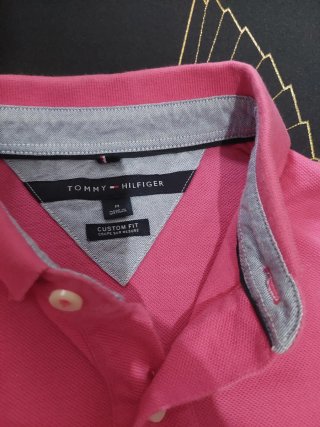 Camisa Polo Tommy Hilfiger Rosa