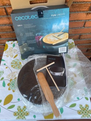Cecotec Crepera Eléctrica Fun Creepy 1200W