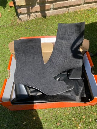 Botines calcetín negros cuccoo