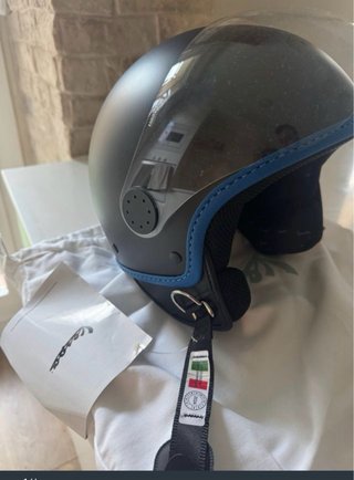 Casco Vespa Negro Scooter