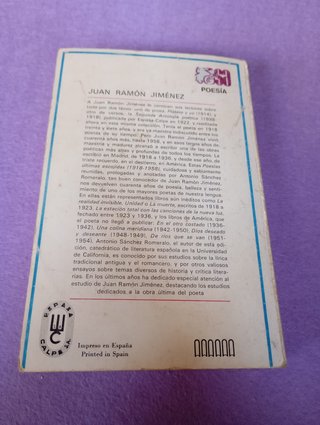 Libro: Poesías Últimas Escojidas (1918-1958).