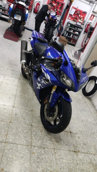 Yamaha R1 2003 Azul 36000km ITV Recién Pasada
