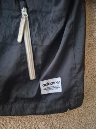 Chaqueta Adidas Talla M Negra y Azul