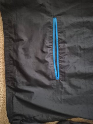 Chaqueta Adidas Talla M Negra y Azul