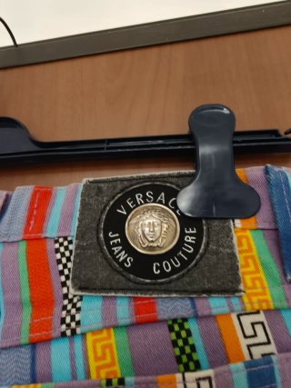 Jeans Versace Multicolor a Righe