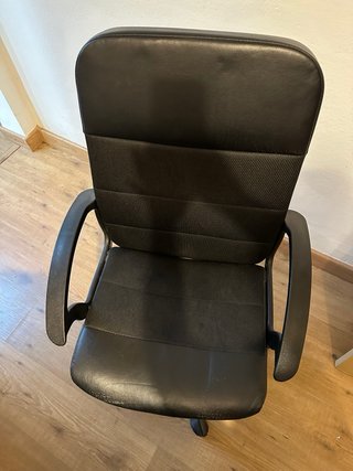Silla de escritorio negra Fingal ikea
