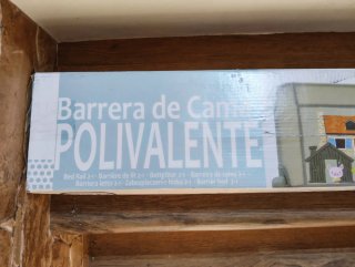Barrera de Cama Infantil Blanca