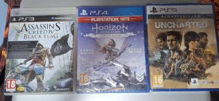 Lote 3 Juegos PS3, PS4, PS5: Assassin's, Horizon,