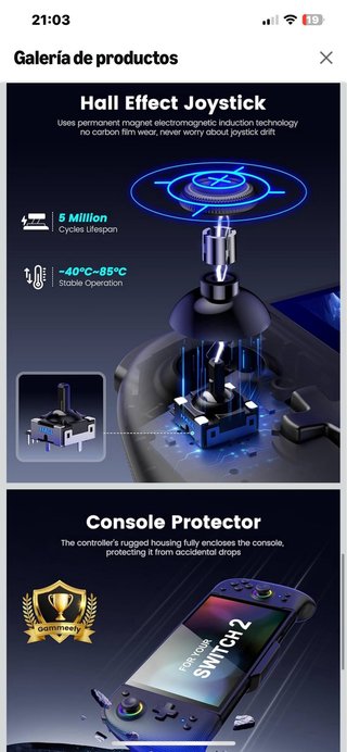 Mando inalambrico switch 2
