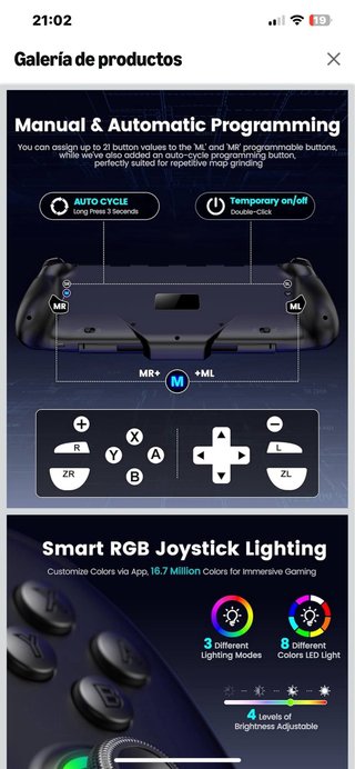 Mando inalambrico switch 2