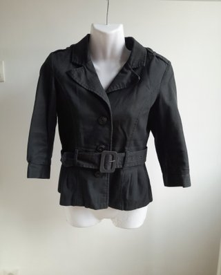 Blazer negra manga 3/4