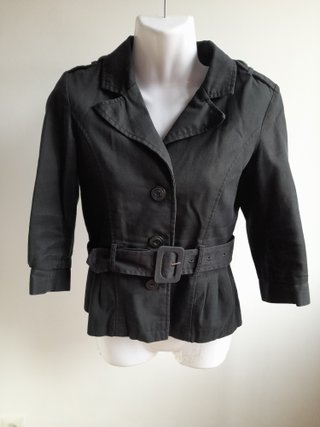 Blazer negra manga 3/4