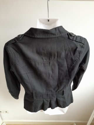 Blazer negra manga 3/4