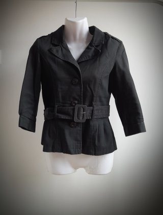 Blazer negra manga 3/4