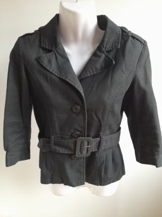 Blazer negra manga 3/4