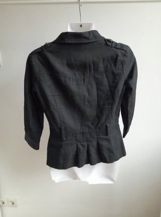 Blazer negra manga 3/4