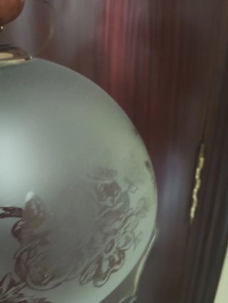 Lámpara de techo cristal con lágrimas