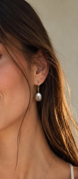 Pendientes Perla Barroca