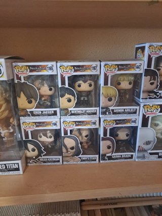 Colección Funko Pop Attack on Titan
