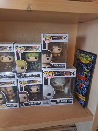 Colección Funko Pop Attack on Titan