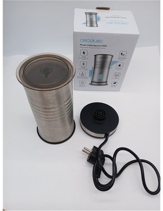 Cecotec Espumador de leche Power Latte Spume 4000. 500 W - Capacidad de 115ml - Sin Cables - 3 Modos de Funcionamiento - Todo Tipo d