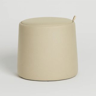 Gardenia - Pouf sgabello contenitore beige moderno · Sedie
