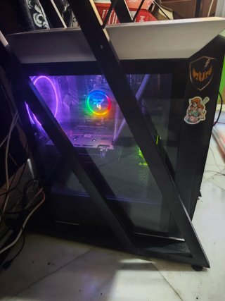 Torre PC Gaming con luces LED más escritorio