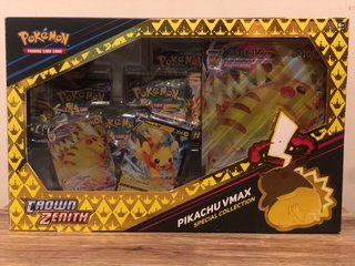 Pokemon TCG Crown Zenith Pikachu Vmax Collection🇬🇧