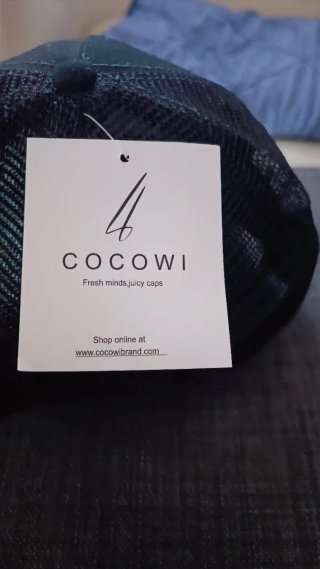 Cappellino Cocowi Nero e Rosso