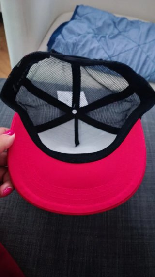 Cappellino Cocowi Nero e Rosso