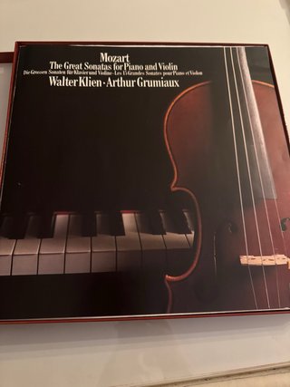 Mozart The Great Sonatas for Piano and Violín
