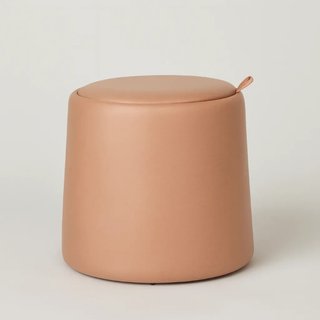 Lisianthus - Pouf contenitore rosa stile moderno · Stivali