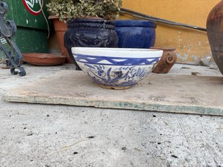 Maceteros antiguos de barro