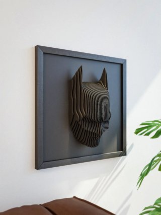 Quadro 3D Batman - Scultura Layered a Parete