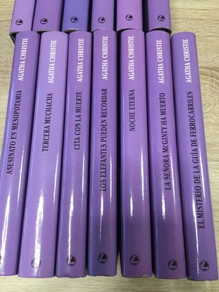 Colección libros de Agatha Christie
