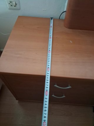 Mesitas de noche de madera (2 unidades)