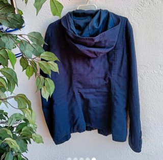 Cazadora azul mujer