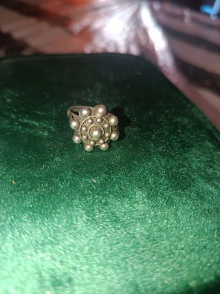 Anillo antiguo plata