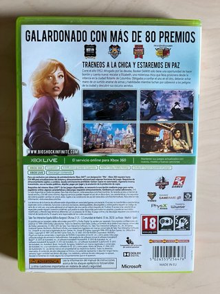 Bioshock Infinite Xbox 360. Retrocompatible.
