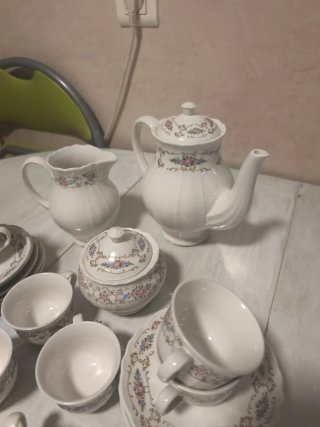 Juego de café de porcelana