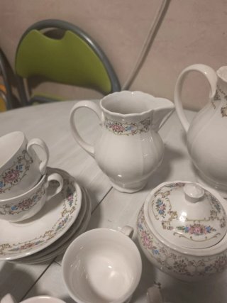 Juego de café de porcelana