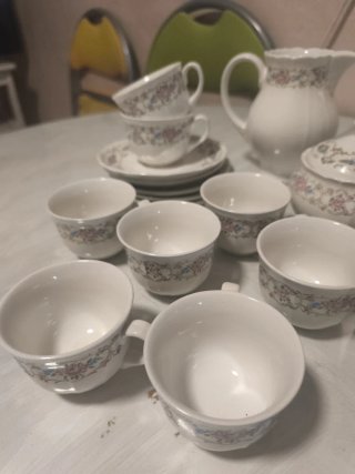 Juego de café de porcelana