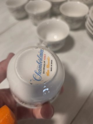Juego de café de porcelana