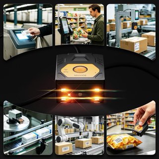Scanner di codici a barre e QR a montaggio fisso