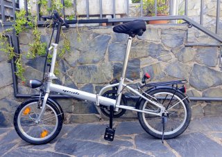 Bicicleta plegable aluminio 16