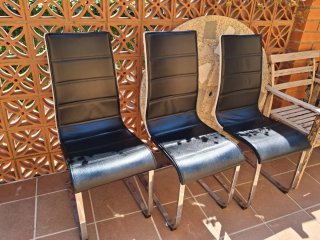 Juego de 3 sillas super comodas