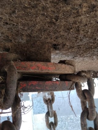 Desbrozadora cancela cadenas tractor