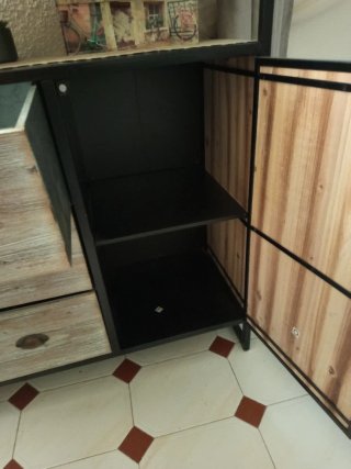 Mueble TV y Estantería Librería