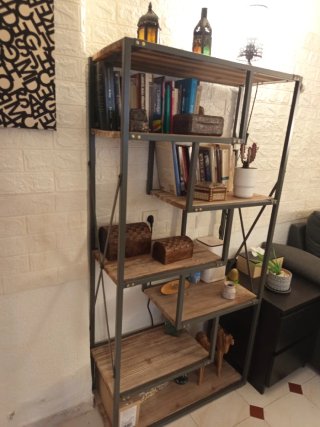 Mueble TV y Estantería Librería