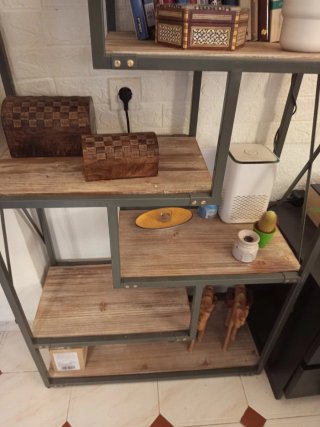 Mueble TV y Estantería Librería